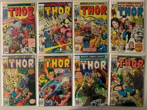 Mighty Thor bronze-age comics lot #208-270 newsstand 44 diff avg 5.0 (1973-78)