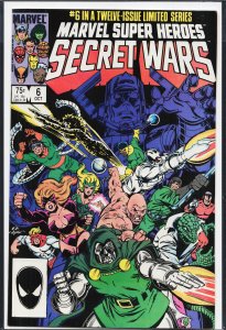 Marvel Super Heroes Secret Wars #6 (1984) Buckaroo Banzai [Key Issue]