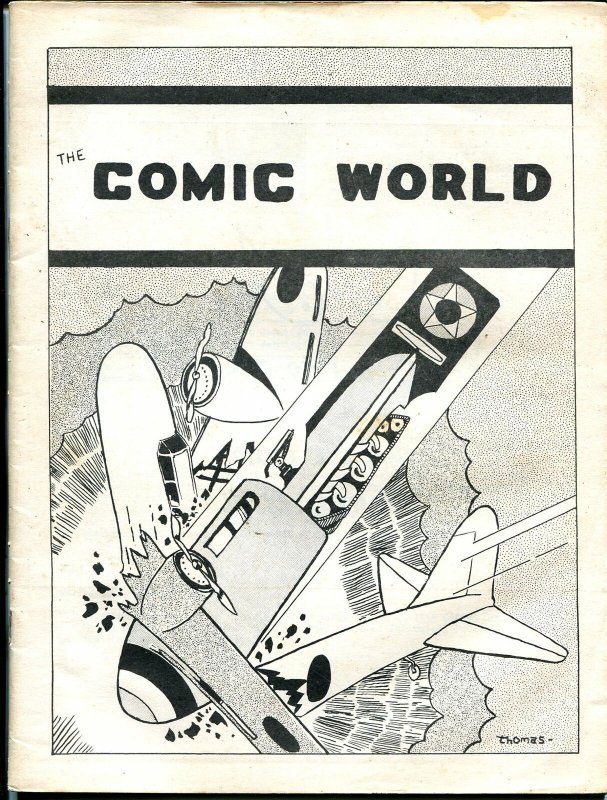 Comic World #9 1969-Robert Jennings-Blue Tracer-Rick Norwood-pioneer fanzine-VG