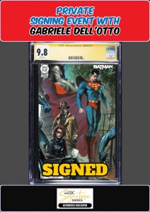 BATMAN #159 CGC SS PRIVATE SIGNING GABRIELE DELL'OTTO SIGNED PRESALE