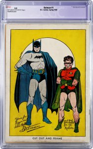 Batman #1 (1940) CGC 5.5 Restored