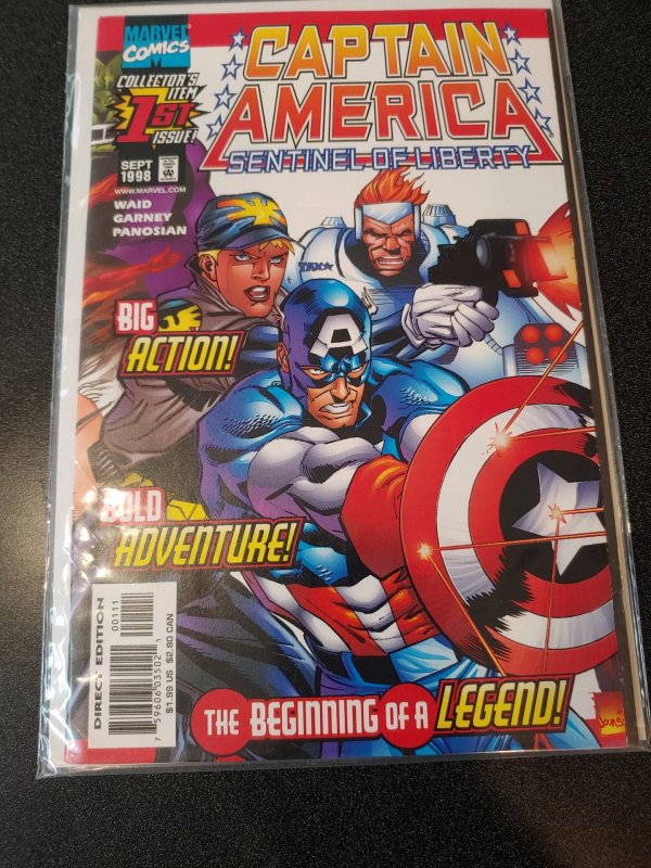 ​CAPTAIN AMERICA #1 SENTINEL OF LIBERTY VF/NM