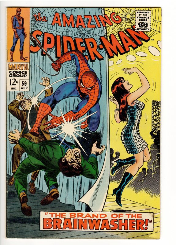 AMAZING SPIDERMAN 59 VF+ 8.5* 1st MARY JANE CVR APPEARANCE!LOUISIANA COLLECTION