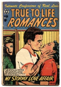 True-To-Life Romances #21 1954- LB COLE cover G-