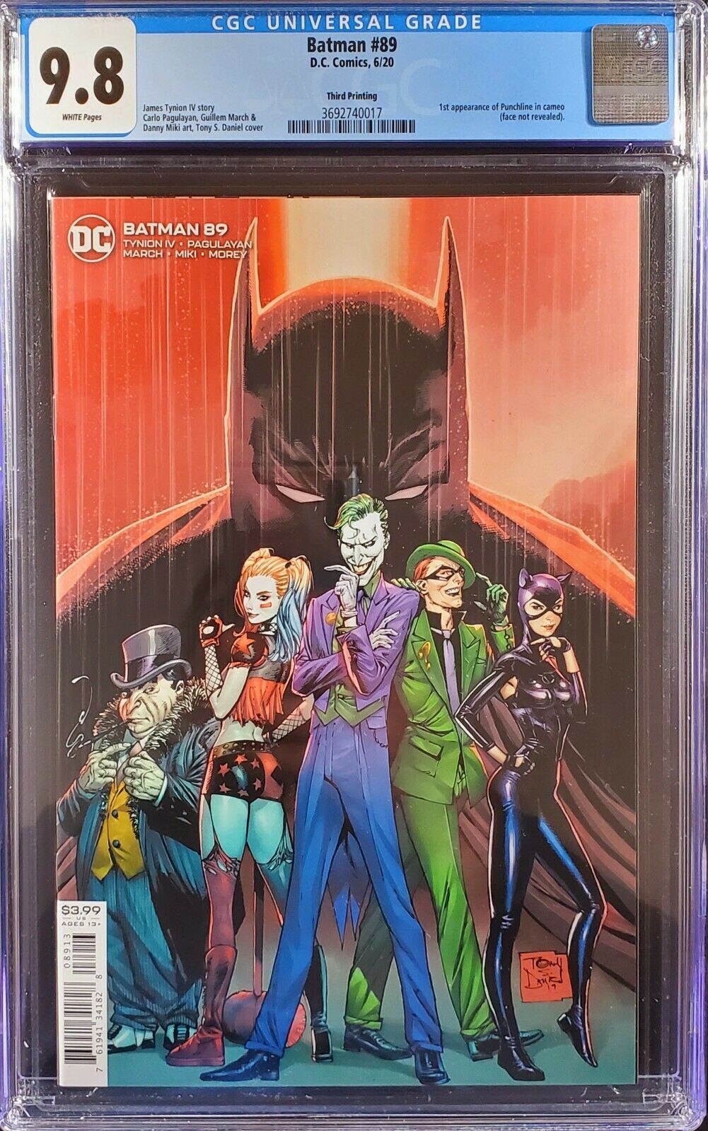 ?? Batman 89 Hell Arisen 3 CGC 9.8 3rd print set 1st appearance Punchline |  Comic Books - Modern Age, DC Comics, Batman, Superhero