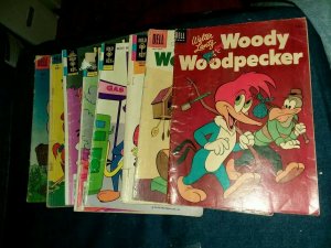 Woody Woodpecker 8 Issue Golden silver Bronze Age Comics Lot Run Set new funnies