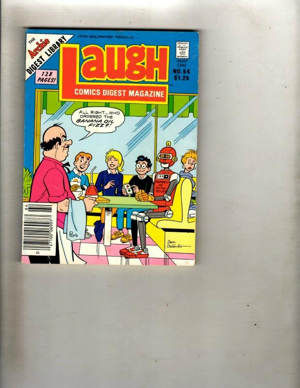 Lot of 7 Laugh Comics Digest #17 18 19 19 20 63 64 WS15