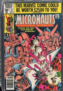 Micronauts #21 (1980) Micronauts