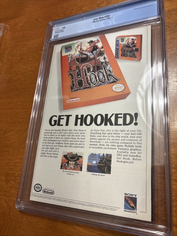 Invincible Iron Man  (1992) # 282 (CGC 9.8 WP) 1st App War Machine