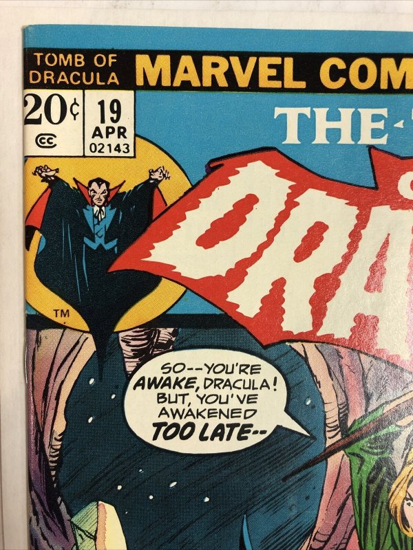 Tomb of Dracula (1973) # 19 (VF/NM) Blade app | Immunity to vampires revealed