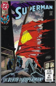 Superman #75 Second Printing Variant (1993)