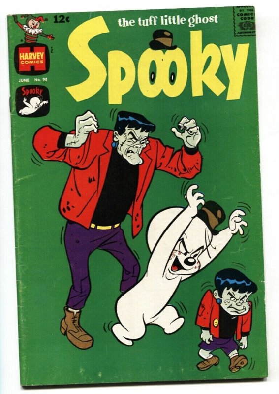 Spooky The Tuff Little Ghost #98 1966-Harvey-Frankenstein-horror-FN+