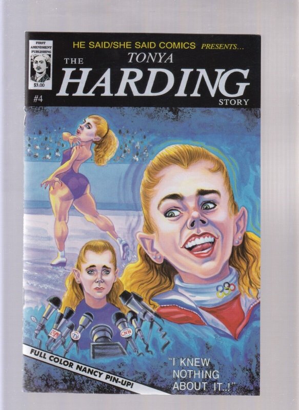 Tonya Harding Story #4 - He Said/She Said Comics (8.0) 1994