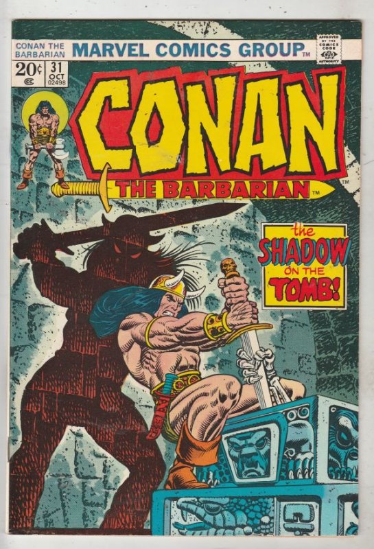 Conan the Barbarian #31 (Oct-73) VF/NM High-Grade Conan the Barbarian