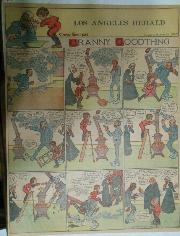 Granny Goodthing Sunday Page by Follett  from 3/13/1910 Full Page Size!