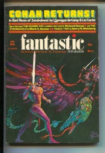 Fantastic Stories 7/1974-Conan Returns-Jeff Jones art-VF