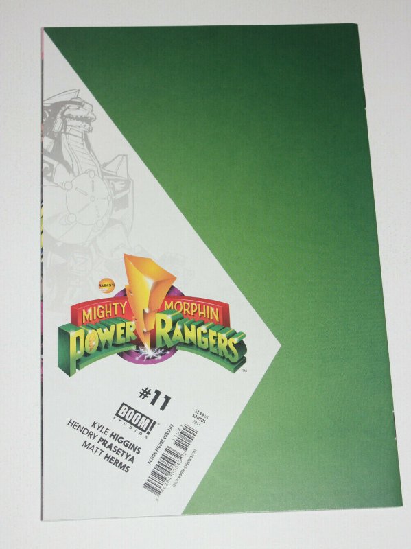 Mighty Morphin Power Rangers #11 Variant Action Figure Cover BOOM 1st Print 2017