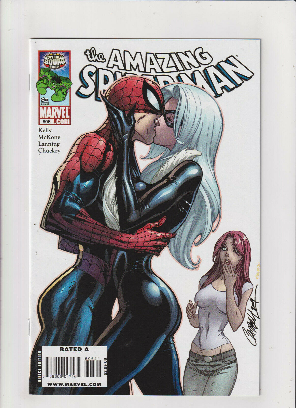 spiderman black cat kiss