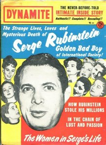 DYNAMITE #1-6/55-PULP-CRIME-Serge Rubinstein-SOUTHERN STATES PEDIGREE-fn