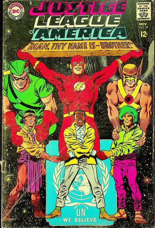 Justice League of America #57 (Nov 1967, DC) - Good+ 