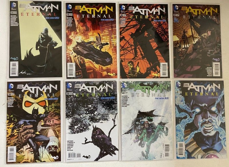 Batman Eternal lot #1-51 missing #10 DC 51 different books 8.0 VF (2014 to '15)  