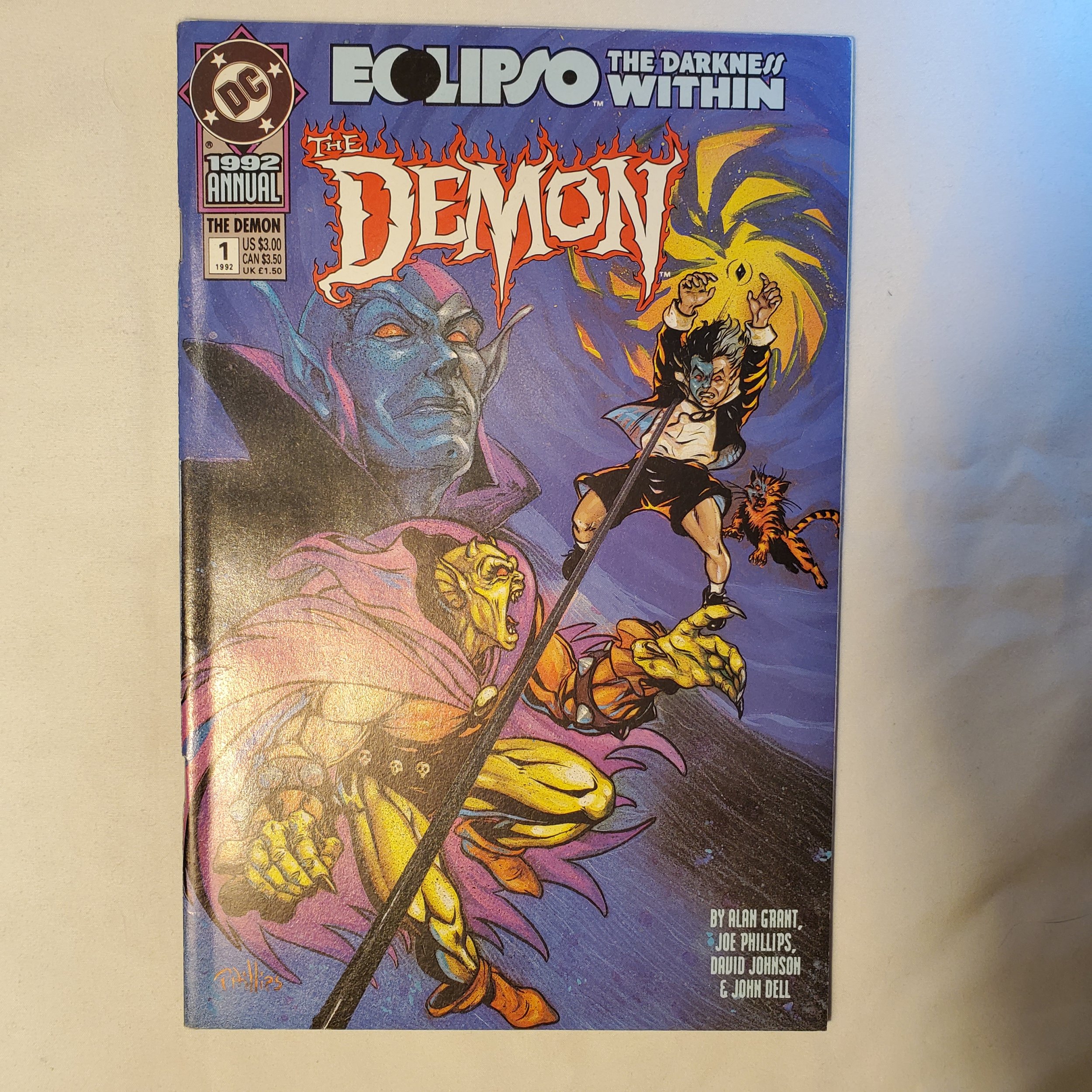 Demon Annual 1 Fine+ Cover by Joe Phillips | Comic Books - Copper Age ...
