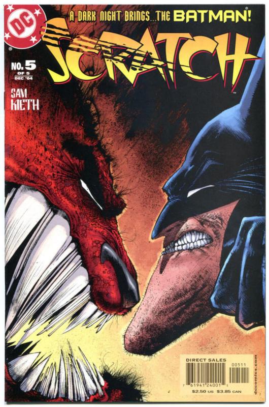 SCRATCH #1 2 3 4 5, NM+, Sam Kieth, Batman, Monsters, Werewolf, 2004