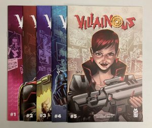 Villainous #1-5 Set (Mad Cave 2020) 1 2 3 4 5 Stonie Williams (9.2+) 