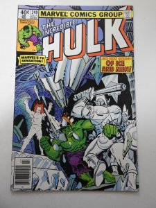 The Incredible Hulk #249 (1980) FN- Condition