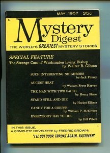 MYSTERY DIGEST-#1-MAY 1957-PULP-CRIME-SHADOW-SOUTHERN STATES PEDIGREE-vf