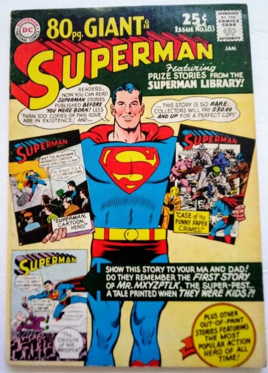 SUPERMAN #183 (NG) Silver Age DC