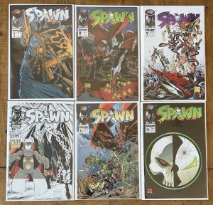 Spawn #7,8,9,10 Cerebus ,11,12 NM Lot Todd McFarlane 1st App Angela Image Comics