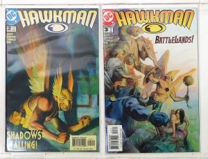 Hawkman Lot of 2 #2, 3 (2002) DC Comics 1st Print Comic Books
