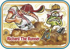 1988 Leaf Awesome All-Star Baseball #30 Richard the Runner