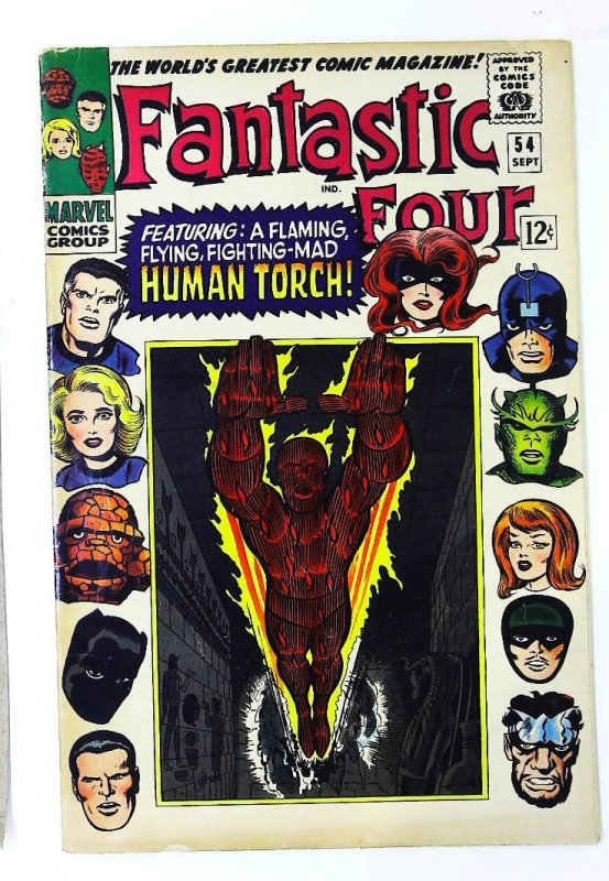 Fantastic Four (1961 series) #54, VG+ (Actual scan)