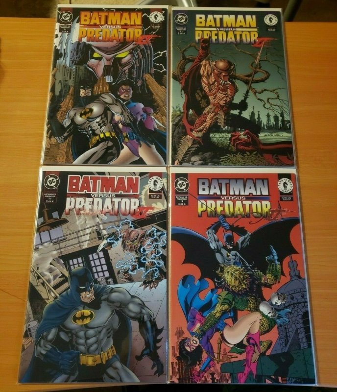 Batman Versus Predator II 1-4 Complete Run! ~ NEAR MINT NM ~ 1994 DC Comics 