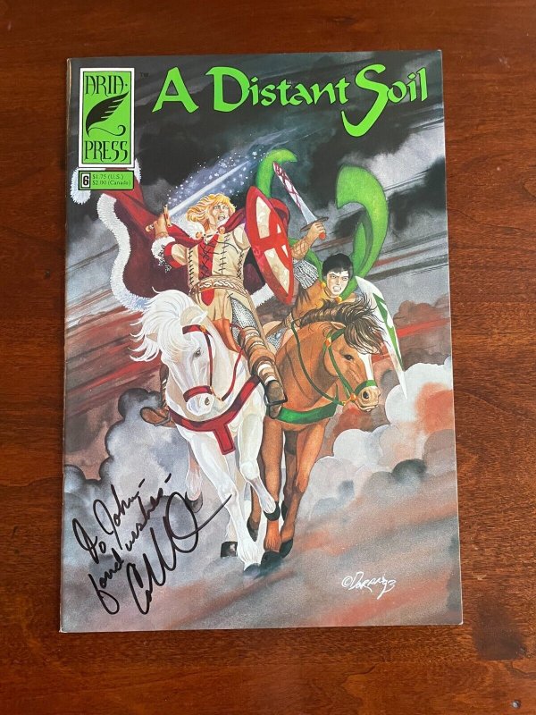 A Distant Soil # 6 NM Aria Press Comic Book SIGNED On Cover By Doran J999 