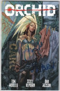 Orchid (2013) signed by Tom Morello and Scott Hepburn with COA
