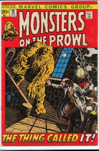 Monsters on the Prowl #15 (1972) Munch's animated construct