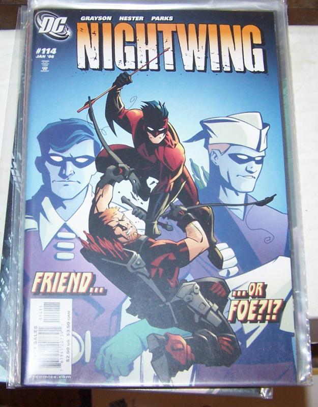  NIGHTWING  # 114  2006 DC COMICS deathstroke +dick grayson arsenol