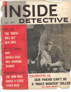 Inside Detective 10/1961-crime stories with photos-photo cover-FR