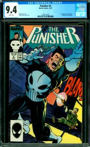 Punisher #4 CGC Graded 9.4 1st Microchip