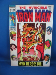 IRON MAN 18  VF NM  1969 MARVEL