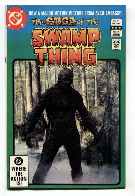 Saga of the SWAMP THING #2 Photo cover-1982-DC- NM-