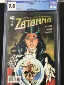 Zatanna #7 (2011) CGC 9.8, White Pages, Jesus Saiz Variant Cover