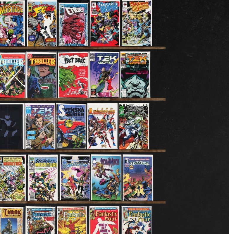 Huge Lot 160+ Comics with Star Trek, Tekworld, Supreme (1993) & More!