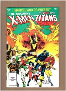 Uncanny X-men & New Teen Titans #1 Marvel/DC 1982 Wolverine Dark Phoenix VF 8.0 