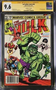 Incredible Hulk (1983) #283 (CGC 9.6) Signed Al Milgrom * Canadian Price Variant