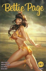 BETTIE PAGE #5 JUNG-GEUN YOON VIRGIN/TRADE VARIANT SET DYNAMITE NM