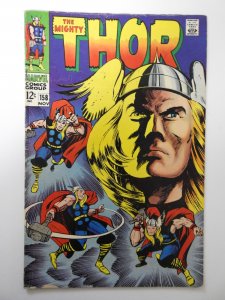 Thor #158 (1968) VG- Condition moisture stain fc, ink bc